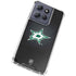 NHL Dallas Stars Black Background Moto G 5G (2025) Clear Case