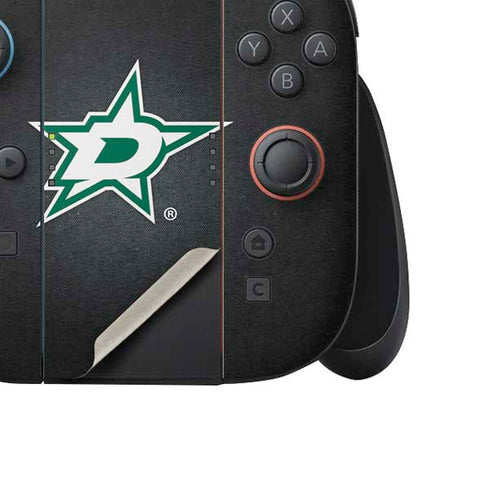 NHL Dallas Stars Black Background Nintendo Switch 2 (2025) Joy-Con Controller Skin