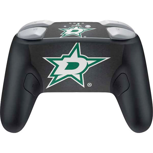 NHL Dallas Stars Black Background Nintendo Switch 2 (2025) Pro Controller Skin