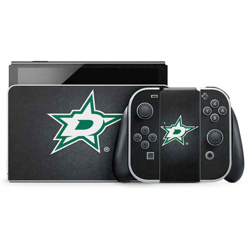 NHL Dallas Stars Black Background Nintendo Skins