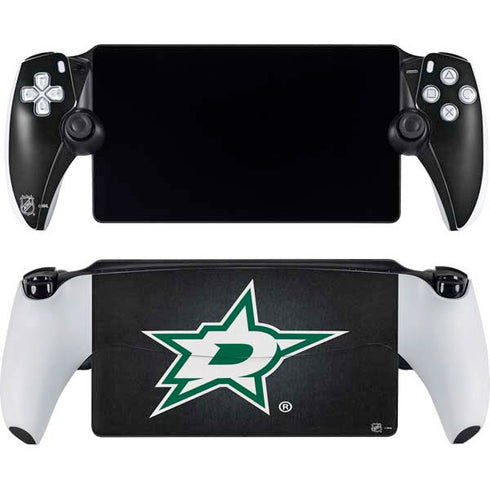 NHL Dallas Stars Black Background PlayStation Portal Remote Player Skin