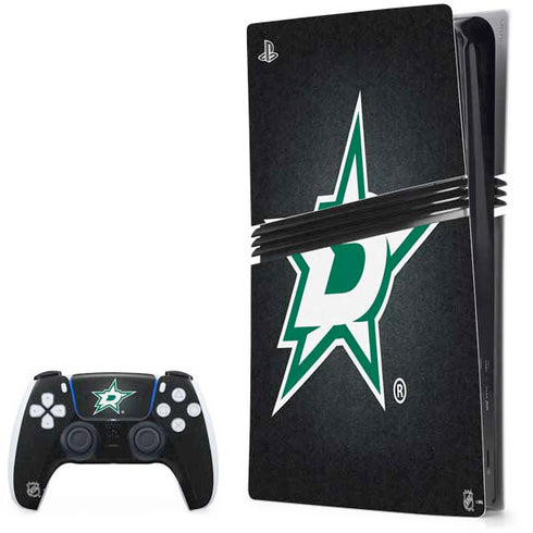 NHL Dallas Stars Black Background PlayStation PS5 Skins