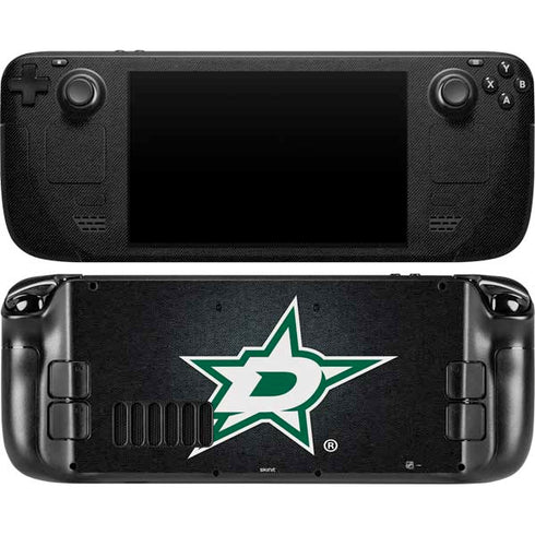 NHL Dallas Stars Black Background Steam Deck Handheld Gaming Computer OLED Skin