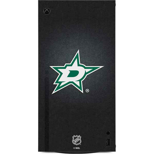 NHL Dallas Stars Black Background XBox Series X Digital Edition Console Skin