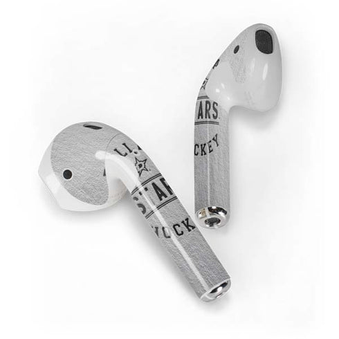 NHL Dallas Stars Black Text Apple AirPods Skin