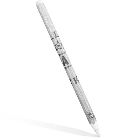 NHL Dallas Stars Black Text Apple Pencil (2nd Gen 2019) Skin