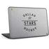 NHL Dallas Stars Black Text HP Chromebook Skin