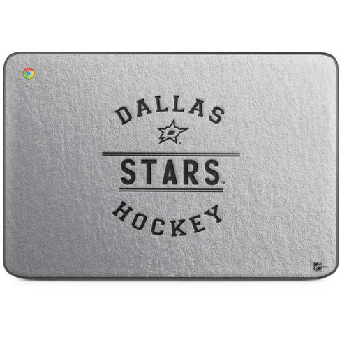 NHL Dallas Stars Black Text HP Chromebook Skin