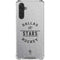 NHL Dallas Stars Black Text Galaxy A17 Clear Case