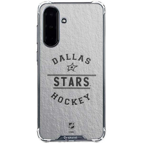 NHL Dallas Stars Black Text Galaxy A36 5G Clear Case