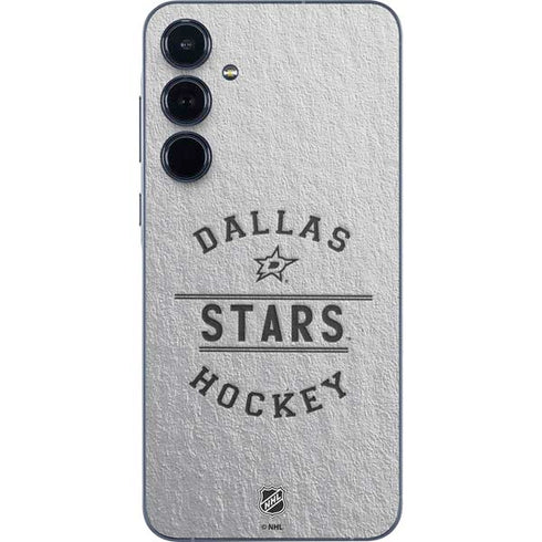 NHL Dallas Stars Black Text Galaxy A36 5G Skin