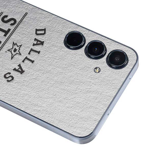 NHL Dallas Stars Black Text Galaxy A36 5G Skin