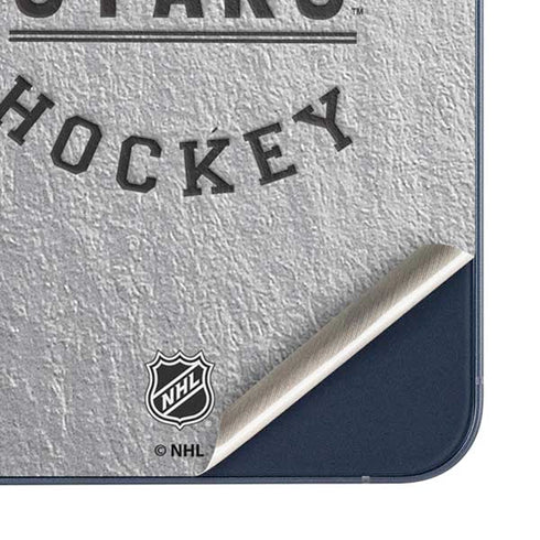 NHL Dallas Stars Black Text Galaxy A36 5G Skin