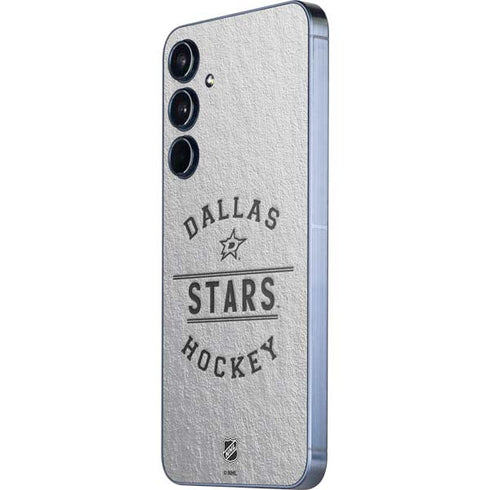 NHL Dallas Stars Black Text Galaxy A55 5G Skin