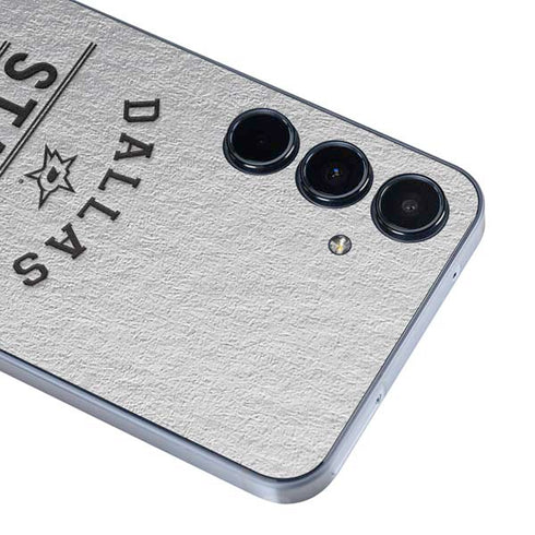 NHL Dallas Stars Black Text Galaxy A55 5G Skin
