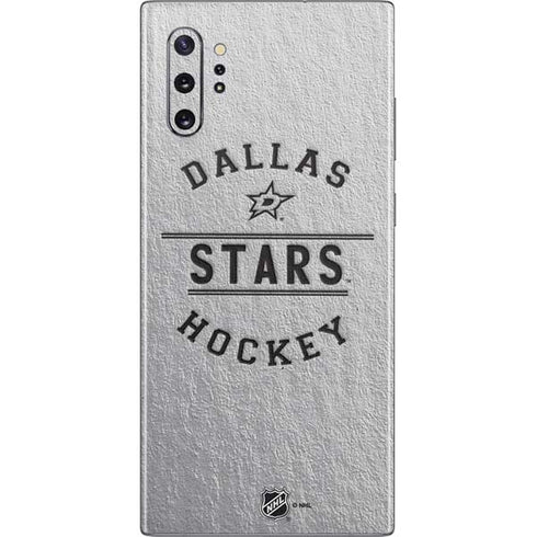 NHL Dallas Stars Black Text Galaxy Note 10 Plus Skin