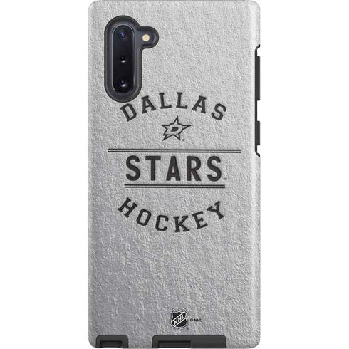 NHL Dallas Stars Black Text Galaxy Cases