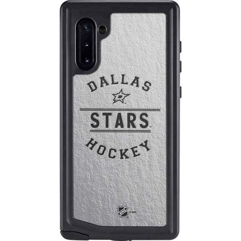 NHL Dallas Stars Black Text Galaxy Cases