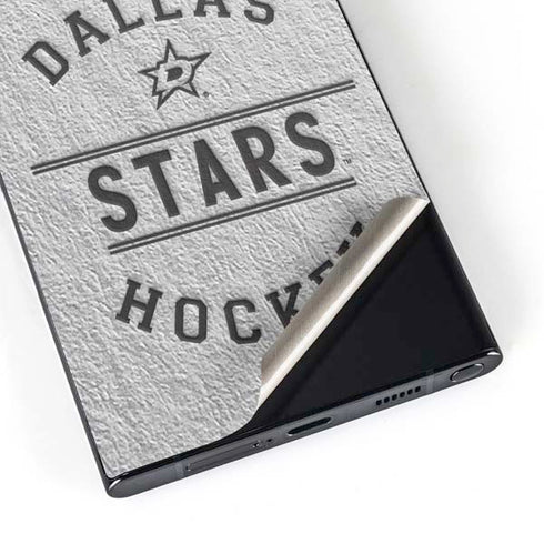 NHL Dallas Stars Black Text Galaxy S25 Ultra Skin
