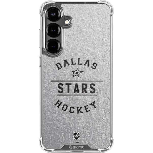NHL Dallas Stars Black Text Galaxy S26 Clear Case