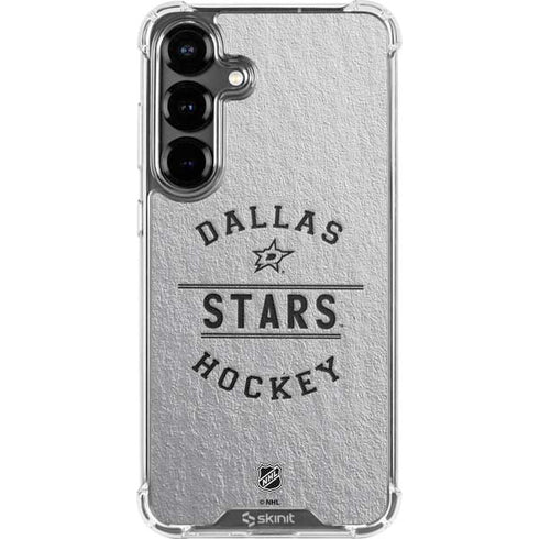 NHL Dallas Stars Black Text Galaxy S26 Plus Clear Case