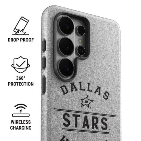 NHL Dallas Stars Black Text Galaxy S26 Ultra Impact Case