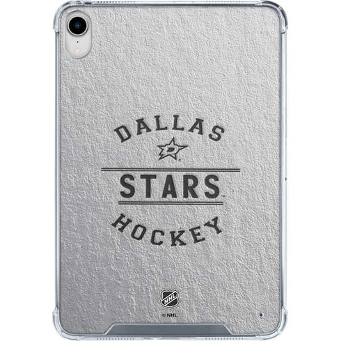 NHL Dallas Stars Black Text iPad 11th Gen (2025) Clear Case