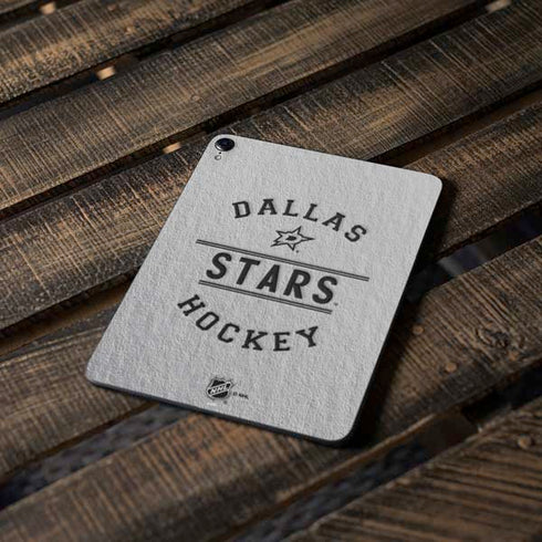 NHL Dallas Stars Black Text Apple iPad Pro Skin