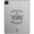 NHL Dallas Stars Black Text iPad Pro 11in (2024) Clear Case