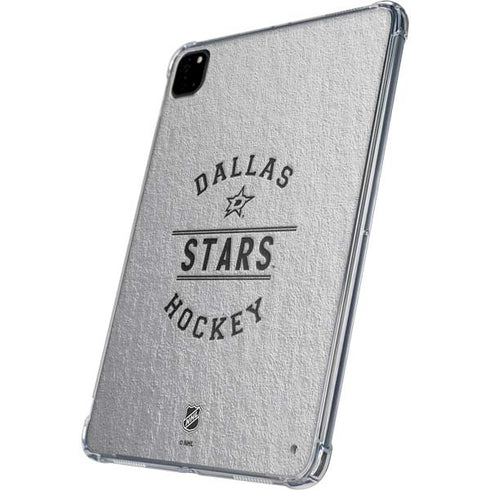 NHL Dallas Stars Black Text iPad Pro 11in (2024) Clear Case