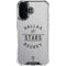 NHL Dallas Stars Black Text iPhone 16 Plus Clear Case
