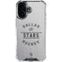 NHL Dallas Stars Black Text iPhone 16 Plus Clear Case