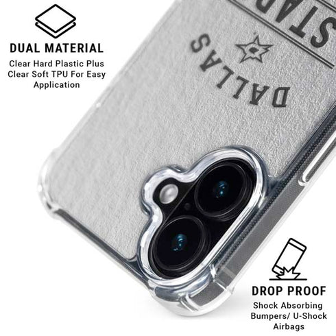 NHL Dallas Stars Black Text iPhone 16 Plus MagSafe Case