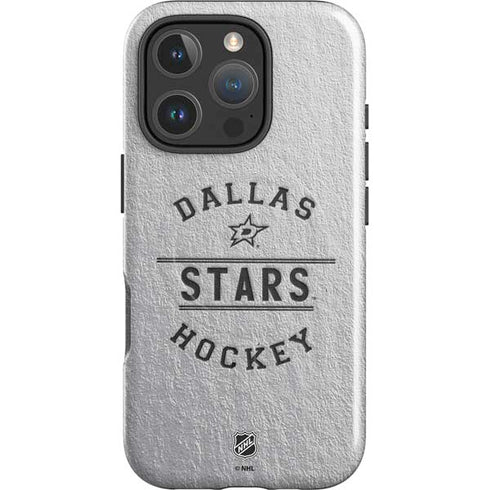 NHL Dallas Stars Black Text iPhone 16 Pro Magsafe Impact Case