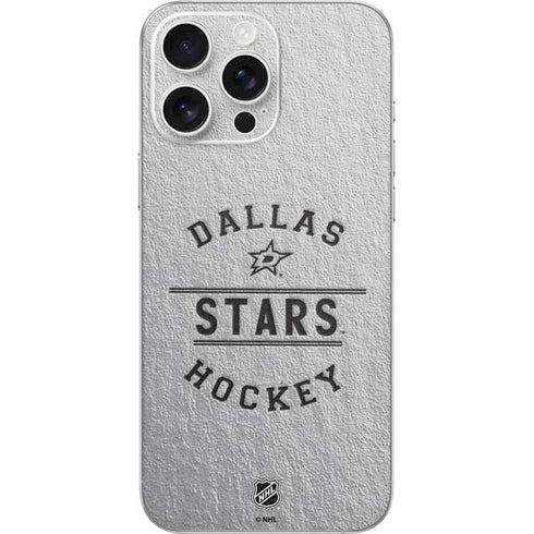 NHL Dallas Stars Black Text iPhone 16 Pro Max Skin
