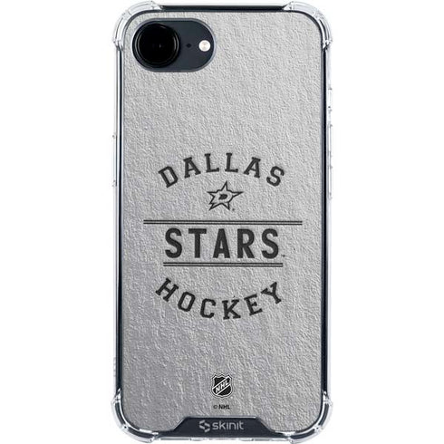 NHL Dallas Stars Black Text iPhone 16e Clear Case