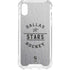 NHL Dallas Stars Black Text iPhone XS Clear Case