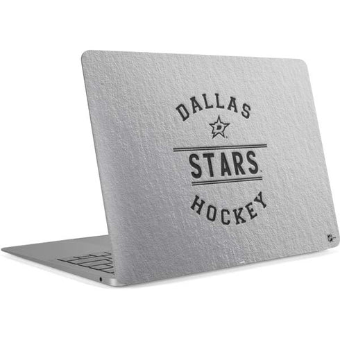 NHL Dallas Stars Black Text Apple MacBook Air Skin