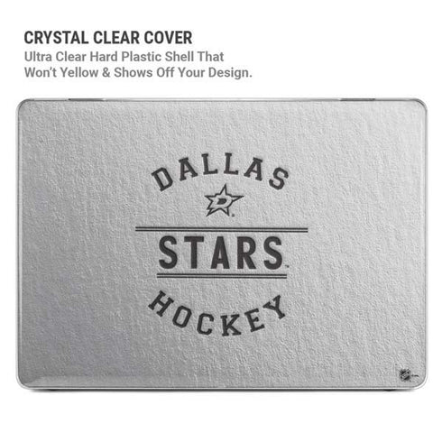 NHL Dallas Stars Black Text MacBook Pro 14in (2021-24) Case plus Skin