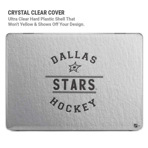 NHL Dallas Stars Black Text MacBook Cases