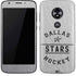 NHL Dallas Stars Black Text Moto E5 Play Skin