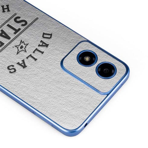 NHL Dallas Stars Black Text Moto G Play 4G (2024) Skin