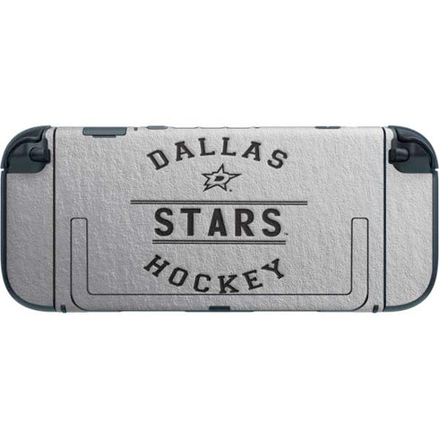 NHL Dallas Stars Black Text Nintendo Switch 2 (2025) with Joy-Con Skin