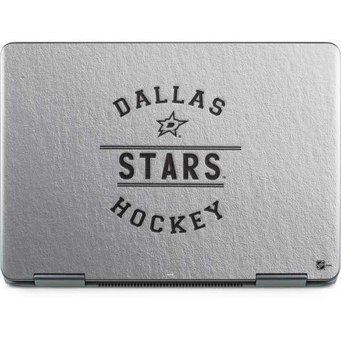NHL Dallas Stars Black Text Notebook 9 Pro 13in (2017) Skin