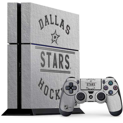 NHL Dallas Stars Black Text PlayStation PS4 Skins