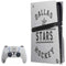 NHL Dallas Stars Black Text PS5 Pro Disk Bundle Skin