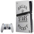 NHL Dallas Stars Black Text PS5 Pro Disk Bundle Skin