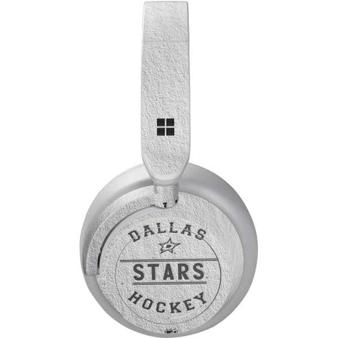 NHL Dallas Stars Black Text Surface Headphones Skin