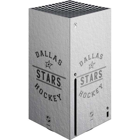 NHL Dallas Stars Black Text Xbox Series X Skins