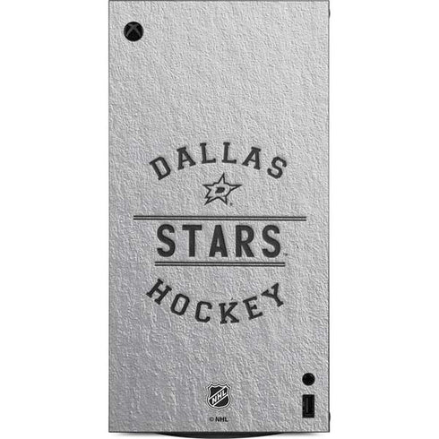 NHL Dallas Stars Black Text XBox Series X Digital Edition Console Skin